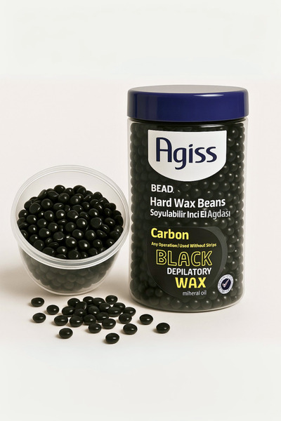 AGISS Tüm Ciltler Için Boncuk Soyulabilir Inci El Ağdası Carbon Şişe 220 Gr,