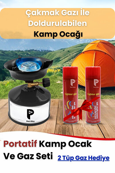 post alley Portatif Kamp Ocak ve Gaz Seti