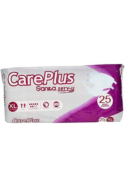Sanita Care Plus Adult Diapers XL Size - 25 Diapers