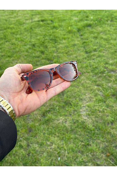 Nilu Moda Leopard Patterned Women's Men's Unisex Sunglasses