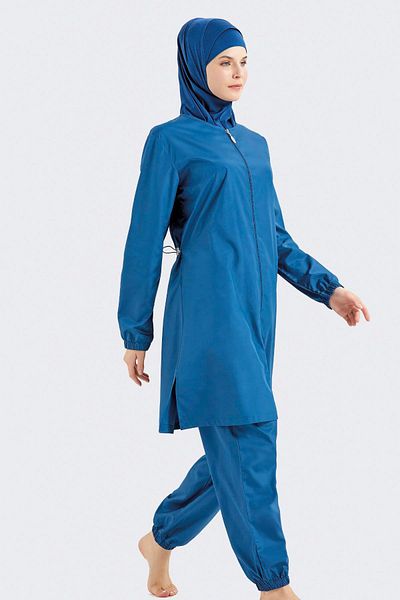 C&City Ολόσωμο μαγιό Hijab 4 τεμαχίων C12106 Navy Blue