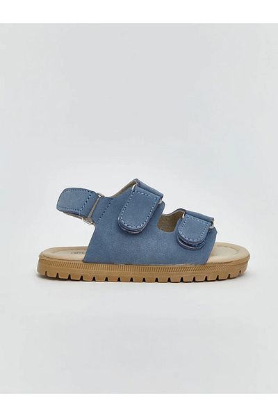 LC Waikiki Lcw Steps Blue Double Banded Velcro Baby Boy Sandals