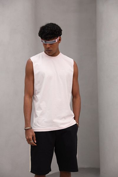 The Champ Clothing Relaxed Cut Offline Culture Sleeveless 100% Cotton T-Shirt Men