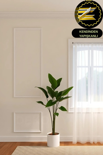 ELF DEKOR Kendinden Yapışkanlı Dekoratif Boyanabilir Dekoratif Boyanabilir Sa...