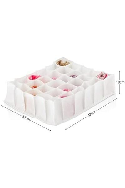 DERİK htsp 30-Eye Honeycomb Organizer Συρτάρι Κάλτσες Ζώνη Εσώρουχα Organizer shmd al 1