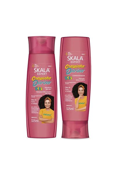 SKALA Crespinho Divino Shampoo and Conditioner Kit for Kids - 325 ml