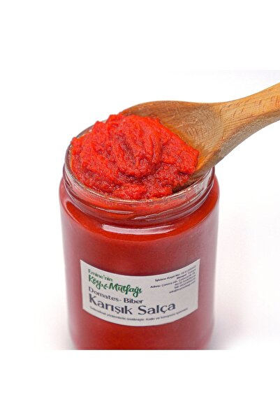 Eminenin Köy Mutfağı Odun Ateşinde Domates & Biber Salçası (660ML) Karışık Sa...