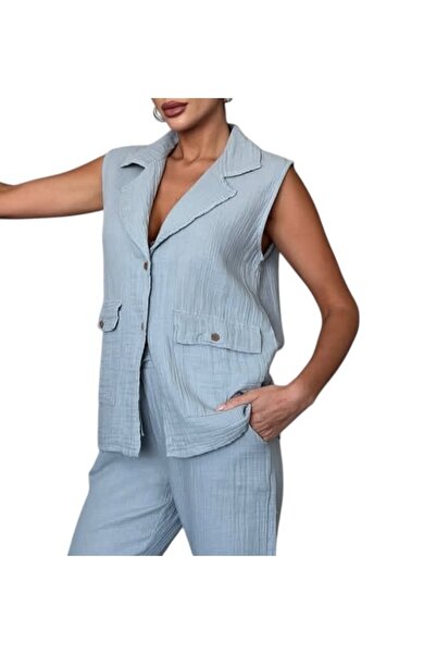 PHUTİ COLLECTION МУСЛИНОВИЙ ЖИЛЕТ
