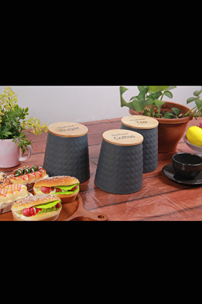 Generic Tea, coffee and sugar storage jars