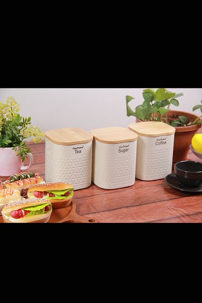 Generic برطمانات علب تخزين الشاي والقهوة والسكر