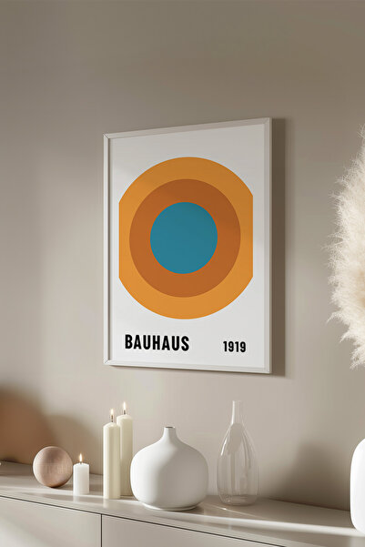Basquiart Poster cu ramă albă din seria Bauhaus, numărul picturii: 93