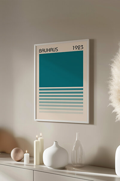 Basquiart Poster cu ramă albă din seria Bauhaus, numărul picturii: 19