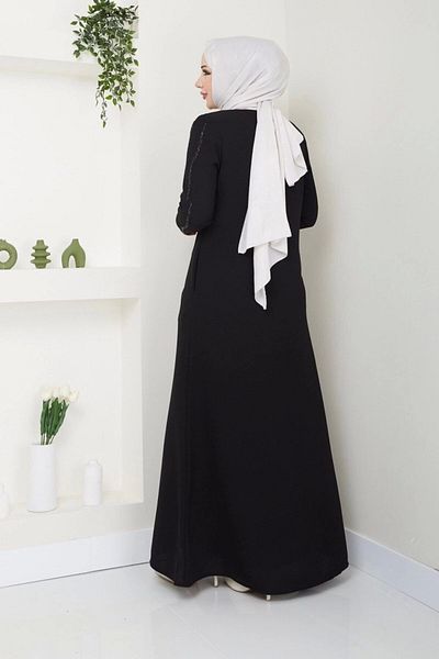 Neva Style Ferace μεγάλου μεγέθους με πέτρινη λεπτομέρεια μπροστά και στο μπράτσο