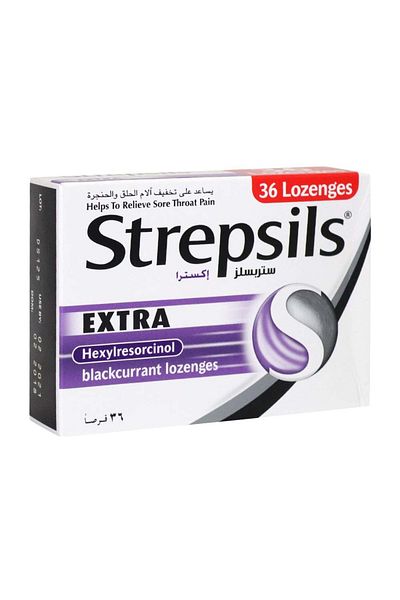 STREPSİLS STREPSILS EXTRA BLACKCURRANT 36LOZENGES