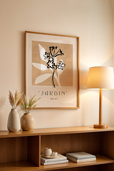 Basquiart Poster din seria Bohemian cu ramă din lemn, Nr. tablou: 120