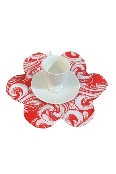 happyteks boutique Набір для кави «Ромашка» 2 шт.