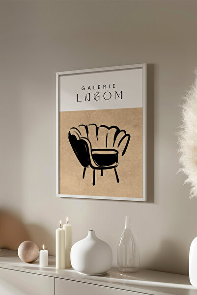 Basquiart Αφίσα της Σειράς Bohemian με λευκό πλαίσιο, Αριθμός Πίνακα: 71