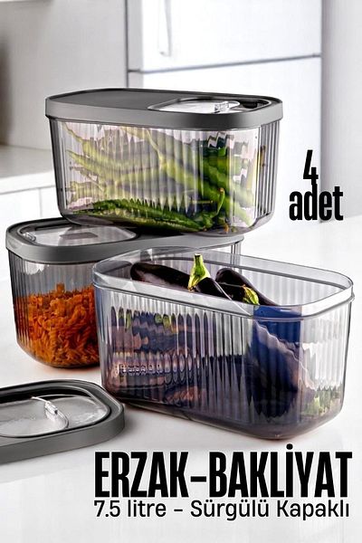 Transformacion Multibox Food Pulses Box Sliding Lid 7.5 Liters 4 Pieces718471