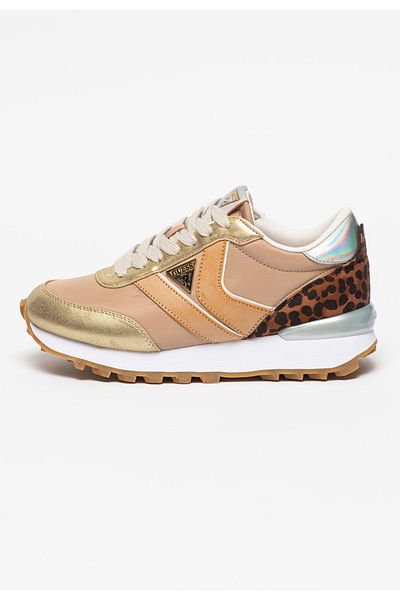 Guess Pantofi sport Guess cu aspect colorblock si garnitura cu animal print