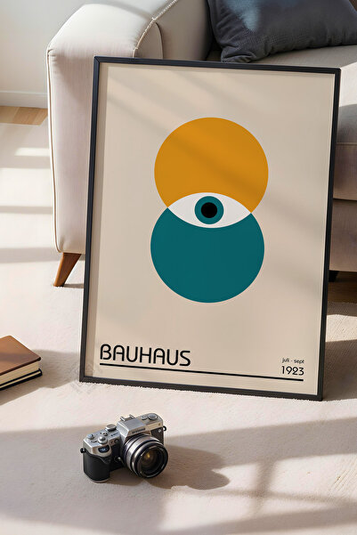 Basquiart Poster din seria Bauhaus cu ramă neagră, numărul picturii: 21