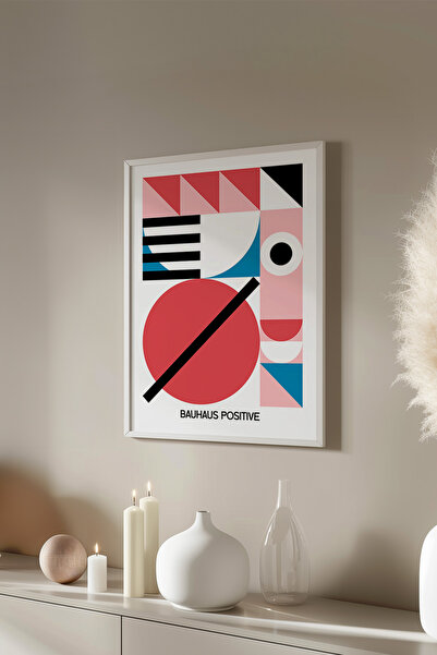 Basquiart Poster cu ramă albă din seria Bauhaus, numărul picturii: 120