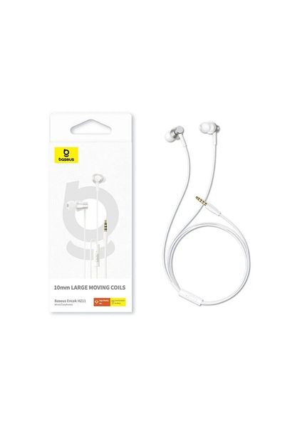 Baseus Encok H11 Baseus Lunar Wired Earphones in White