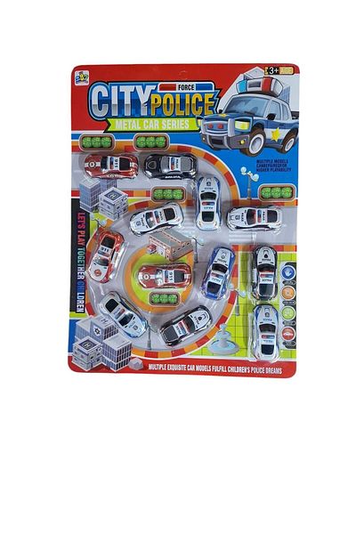 osman kızılkaya اخترت Kzl Cars Police Y328-22 Metal 12 Li Kartela 3