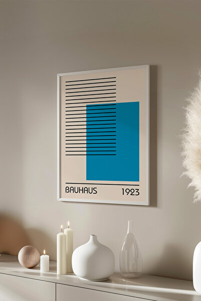 Basquiart Poster cu ramă albă din seria Bauhaus, numărul picturii: 16