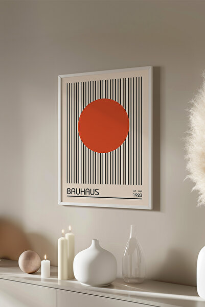 Basquiart Poster cu ramă albă din seria Bauhaus, numărul picturii: 28