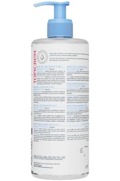 Topicrem Baby 2-in-1 Cleansing Gel 500ml