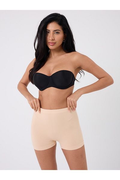 Por Favor 1 Size Reducing High Waist Seamless Boxer Shorts
