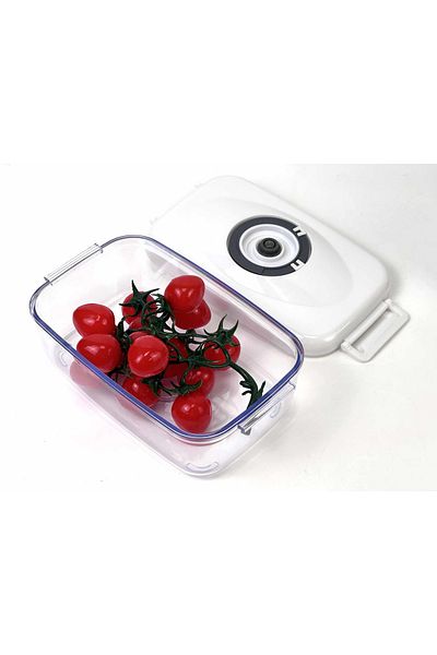 IMA TREND Caserola Vidat Alimente IMA Trend, 1100ml, Transparenta, Fara BPA, Setare Data, Fresh Storage