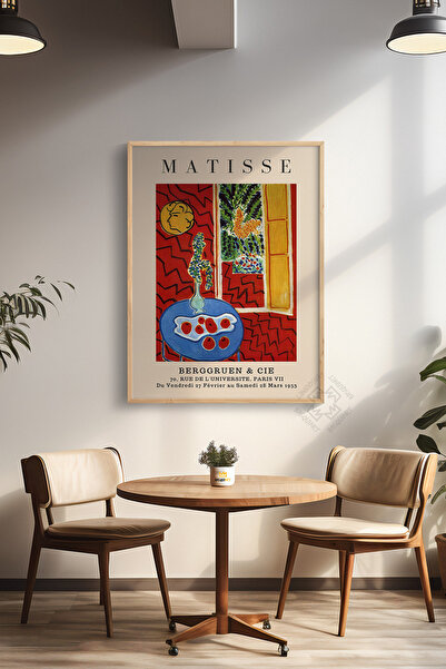 Basquiart Seria Henri Matisse Poster înrămat în lemn, decor de perete pictat ...