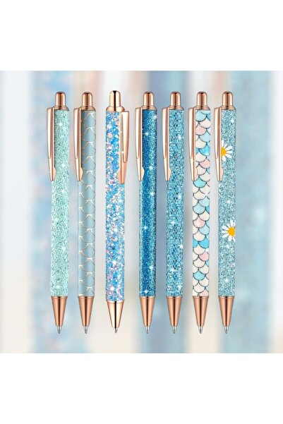 LWP Shop Mavi Işıltı Kalem Seti 7’li