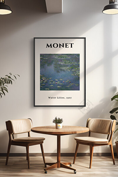 Basquiart Αφίσα της σειράς Claude Monet με μαύρο πλαίσιο, διακοσμητικό τοίχου...