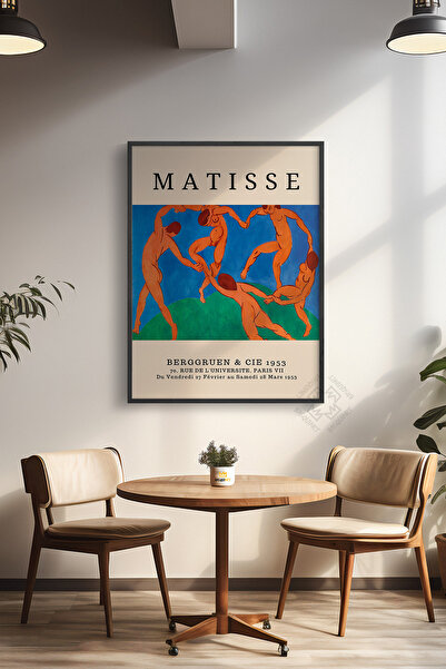 Basquiart Seria Henri Matisse Poster înrămat negru, decor de perete pictat Nr.:8