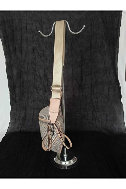 SheBella Bags & Shoes Kadın Keten Küçük Boy Çapraz Omuz Çantası