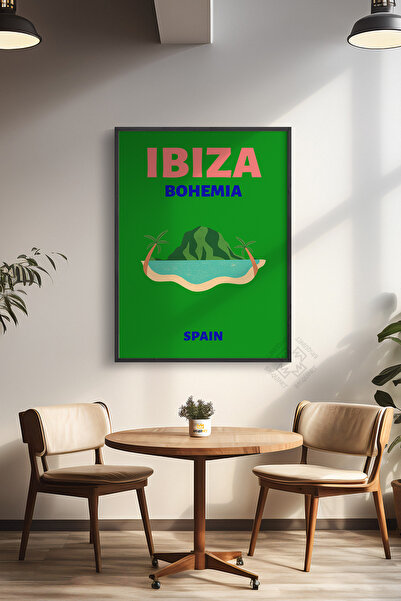 Basquiart Αφίσα της σειράς City με μαύρο πλαίσιο, Διακοσμητικός πίνακας τοίχο...