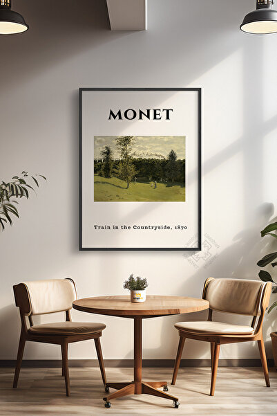 Basquiart Αφίσα της σειράς Claude Monet με μαύρο πλαίσιο, διακοσμητικό τοίχου...