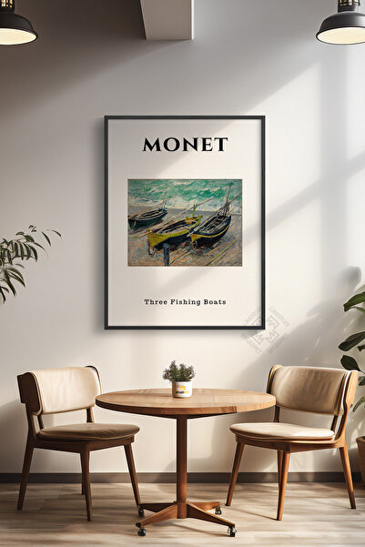 Basquiart Αφίσα της σειράς Claude Monet με μαύρο πλαίσιο, διακοσμητικό τοίχου...