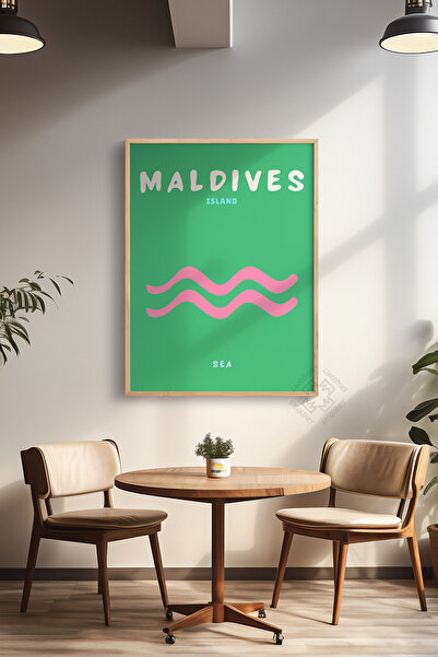 Basquiart Poster cu ramă din lemn din seria City, decor de perete pictat Nr.:42