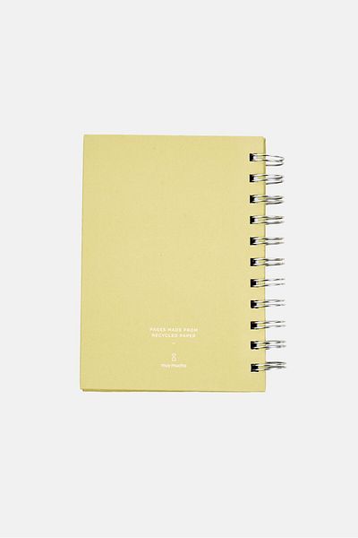 Muy Mucho Graphic Printed Lined Pages Small Notebook, Green
