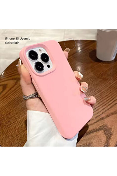 Kılıforyum İphone 15 Kılıf Logolu Içi Kadife Lansman Kılıf