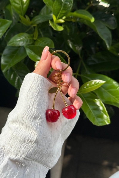 klovi Red Cherry Cherry Keychain