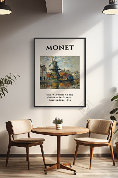 Basquiart Αφίσα της σειράς Claude Monet με μαύρο πλαίσιο, διακοσμητικό τοίχου...