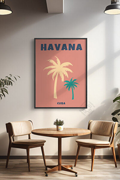 Basquiart Poster din seria City cu ramă neagră, decor de perete pictat Nr.:26