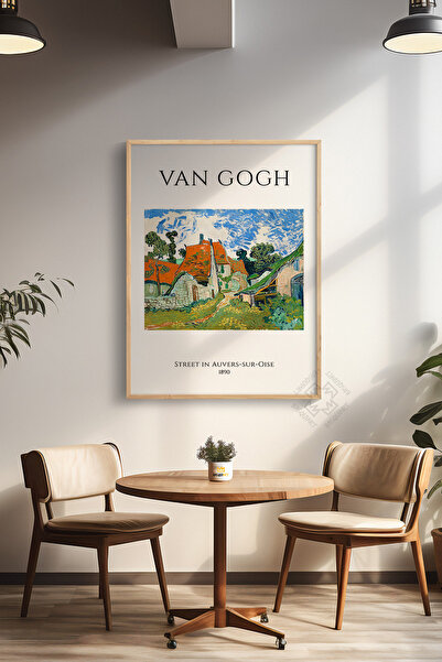 Basquiart Poster din seria Vincent Van Gogh, încadrat în lemn, decor de peret...