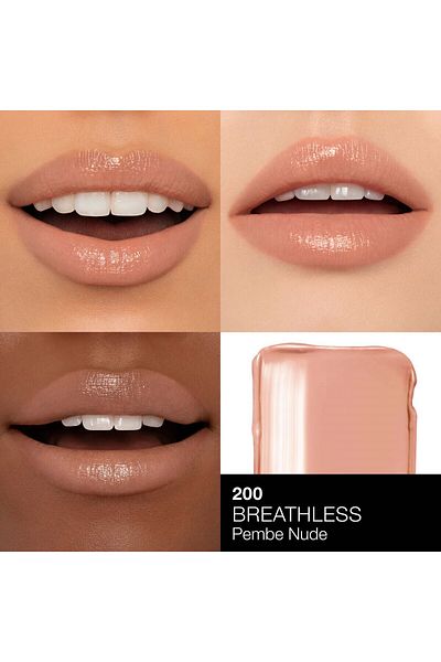 Nars أحمر شفاه مغذي يدوم طويلاً مع محتوى مكثف يلفت الأنظار بمظهر مشرق - 1.5 GR-200 - بدون أنفاس