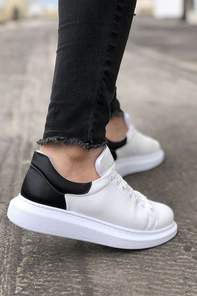 pabucmarketi Lace-up Men's Sports Shoes White Black