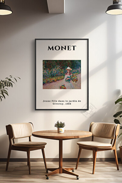 Basquiart Αφίσα της σειράς Claude Monet με μαύρο πλαίσιο, διακοσμητικό τοίχου...